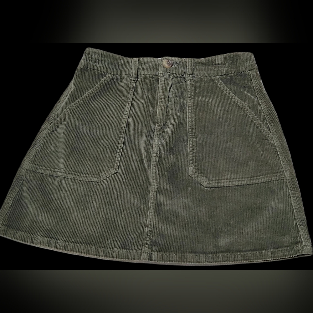 Corduroy American Eagle Mini Skirt